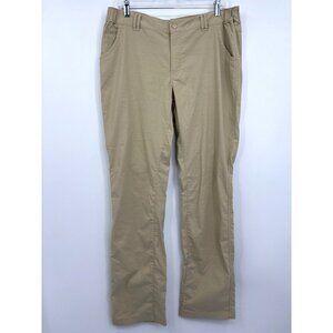 Duluth Trading Women's Hiking Walking Active Nylon Pant Beige Size 14